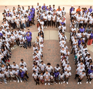 EOP student formation in the quad