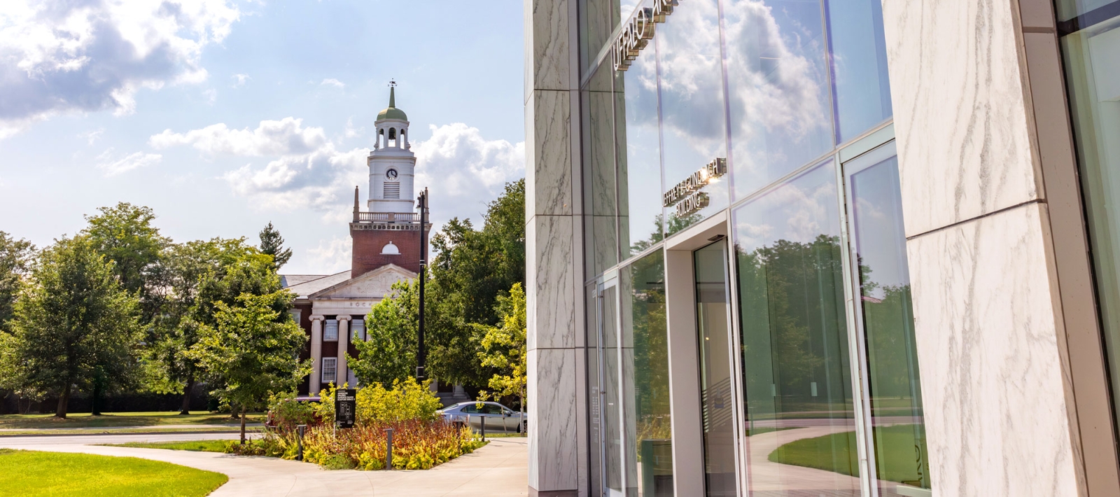 Rockwell Hall seen from the AKG Art Gallery
