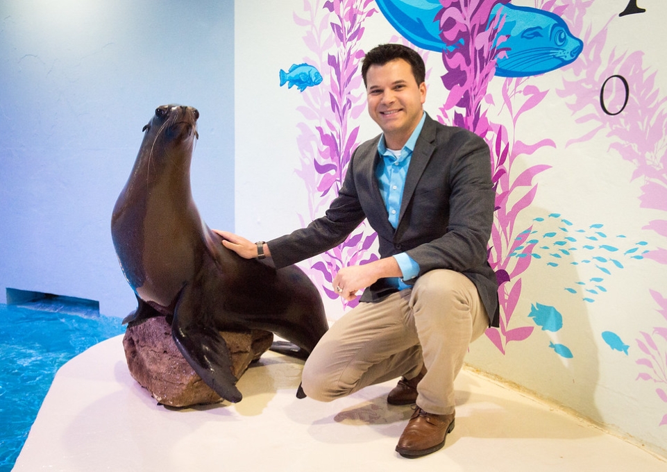 Gary Siddall, a Buffalo State graduate, is president and CEO of the Aquarium of Niagara.